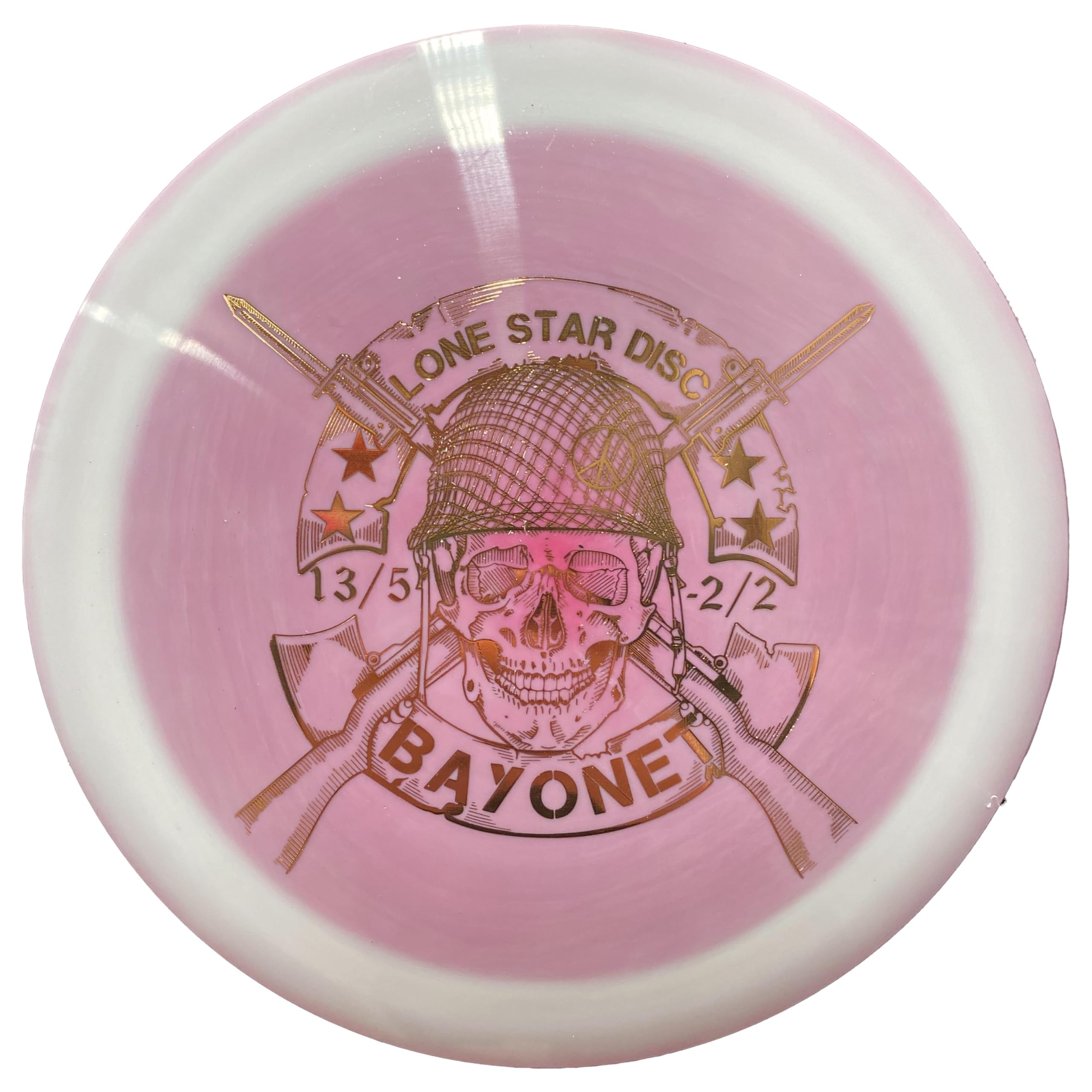 Lone Star Disc Bravo Bayonet | Slightly Stable Disc Golf Distance Driver | Artist Stamp 170g+ | Durable & Smooth Premium Plastic | Maximum Distance Driver | Colors May Vary