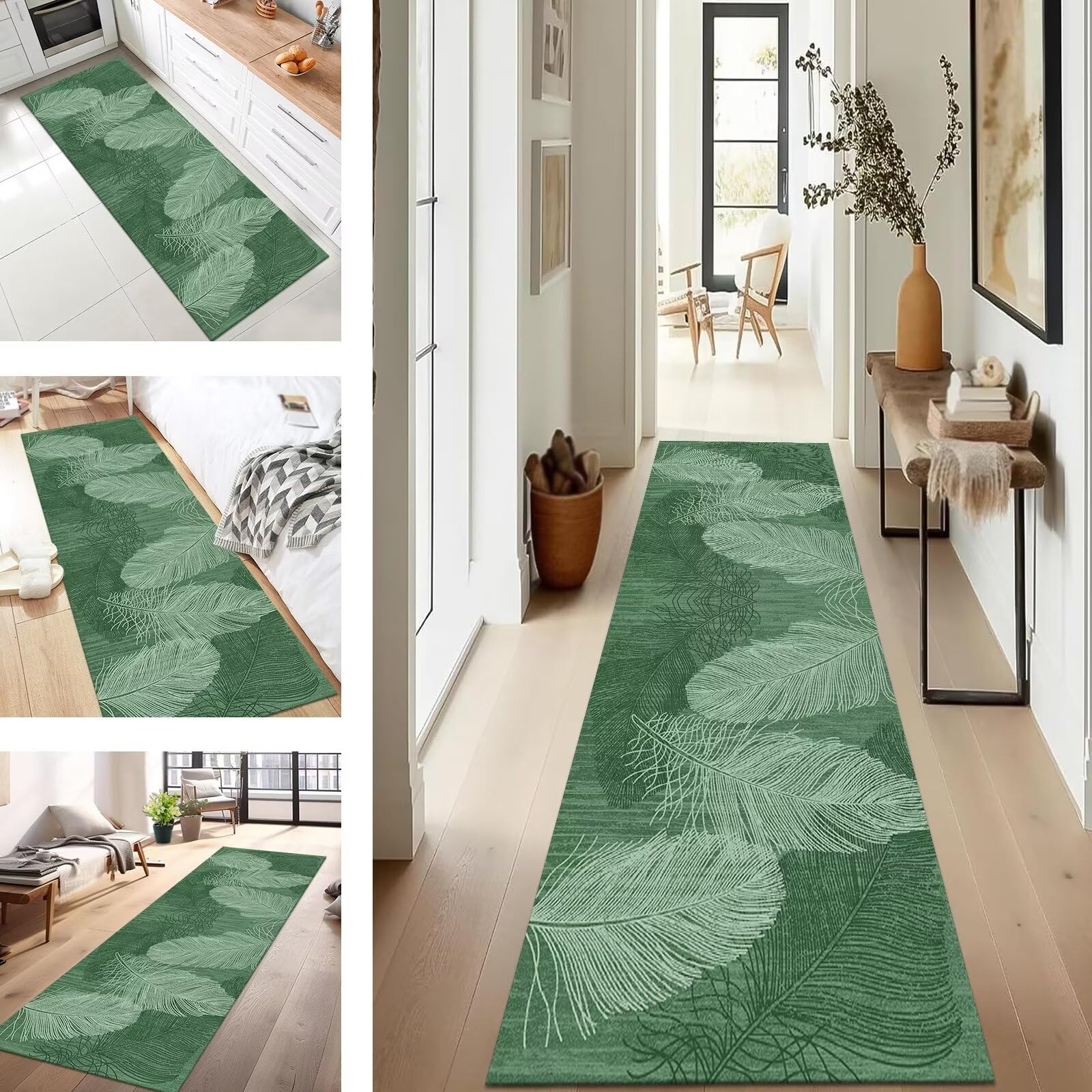 Tapis de couloir long pour sécuriser les sols glissants de cuisine et entrée