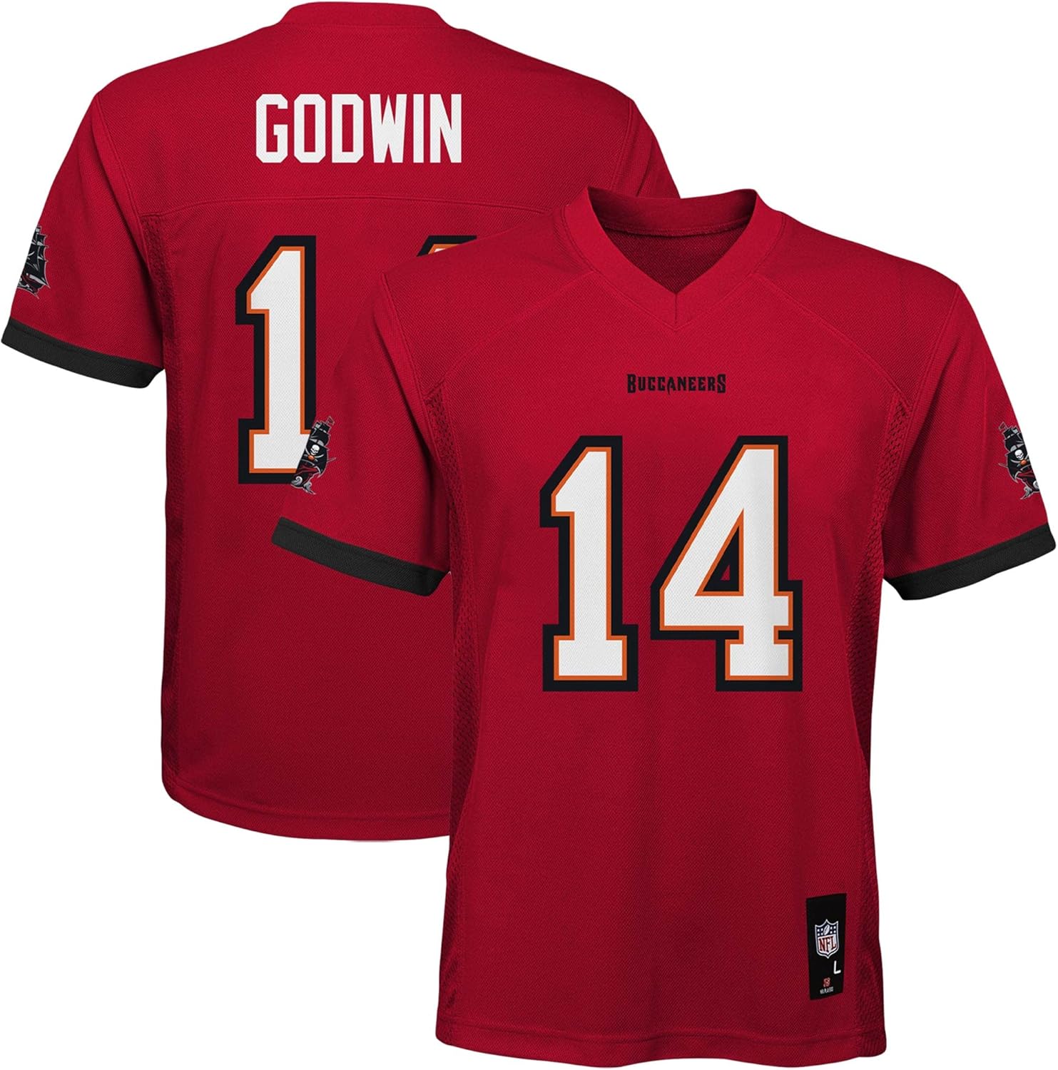Outerstuff Youth Chris Godwin Red Tampa Bay Buccaneers Replica Player Jersey : Sports & Outdoors