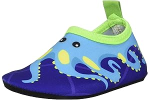 Toddler Boys Pool Shoes: Non-Slip Quick-Dry Water Athletic Aqua Socks for Kids