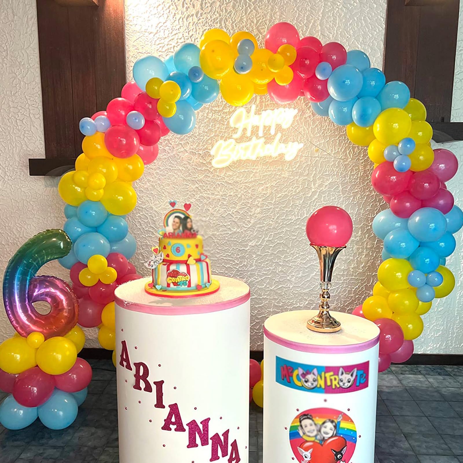 HJXGQJM Rundes Ballonbogen-Set, Goldener Metallballon-Kreisrahmen, Metallbogen, Hintergrund Für Hochzeitszeremonie, Fotoautomaten, Geburtstag, Party Dekoration，Eisen Hochzeitsbogen(Gold,120cm)