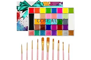 CCbeauty Face Body Paint Kit: Embark on a Fantastical Cosplay Adventure with...