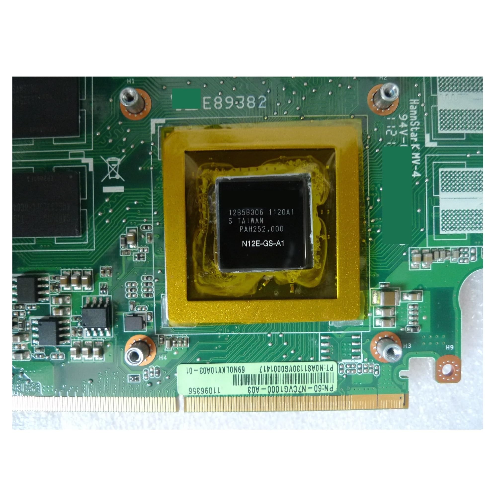 GTX560M GTX 560M 3GB N12E-GS-A1 VGA Scheda Grafica della Scheda Video for G53JW G53SW G53SX G73SW G73JW Laptop Completamente Testato