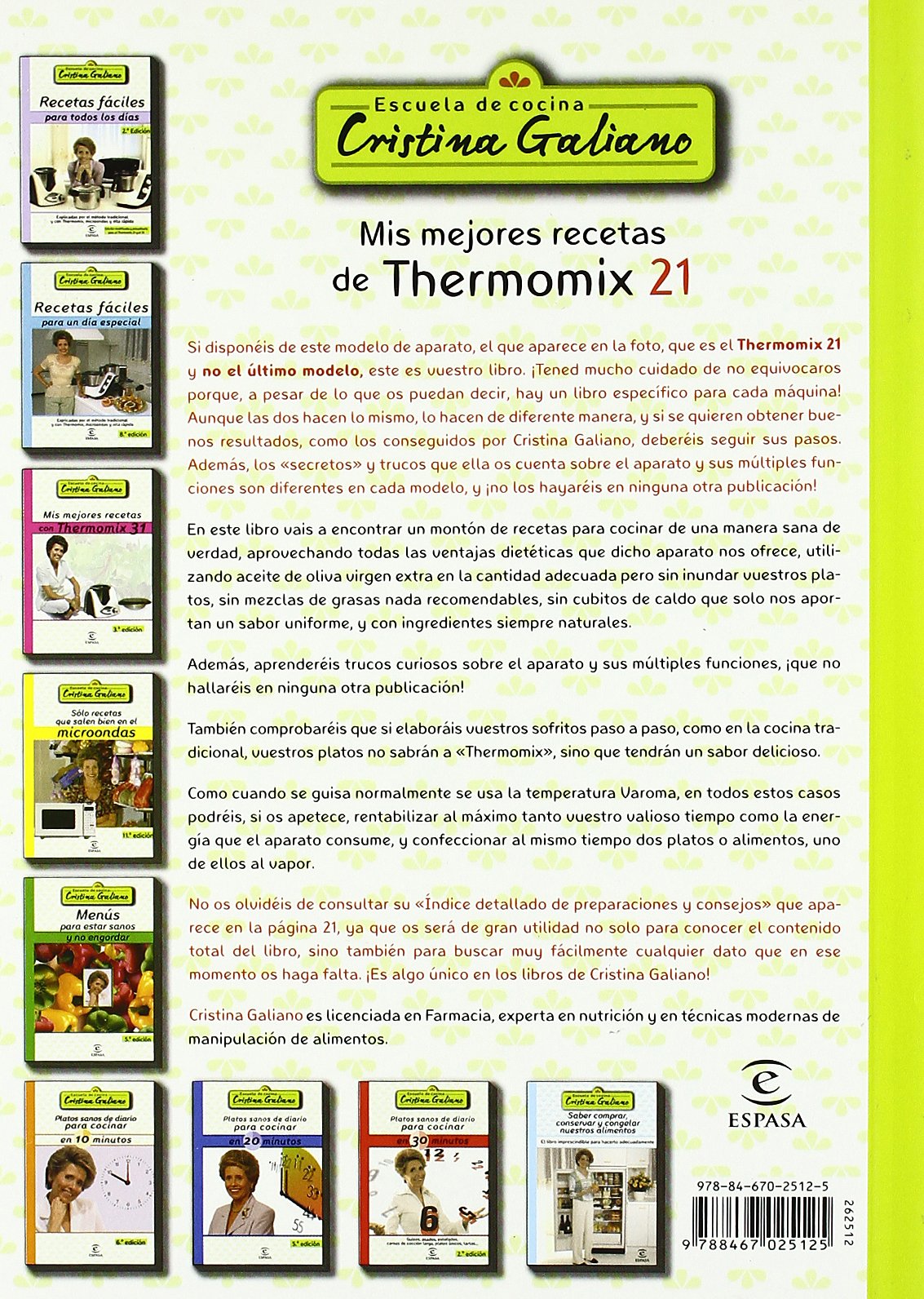 Mis mejores recetas Thermomix 21 (Espasa Gastronomía, Band 1)