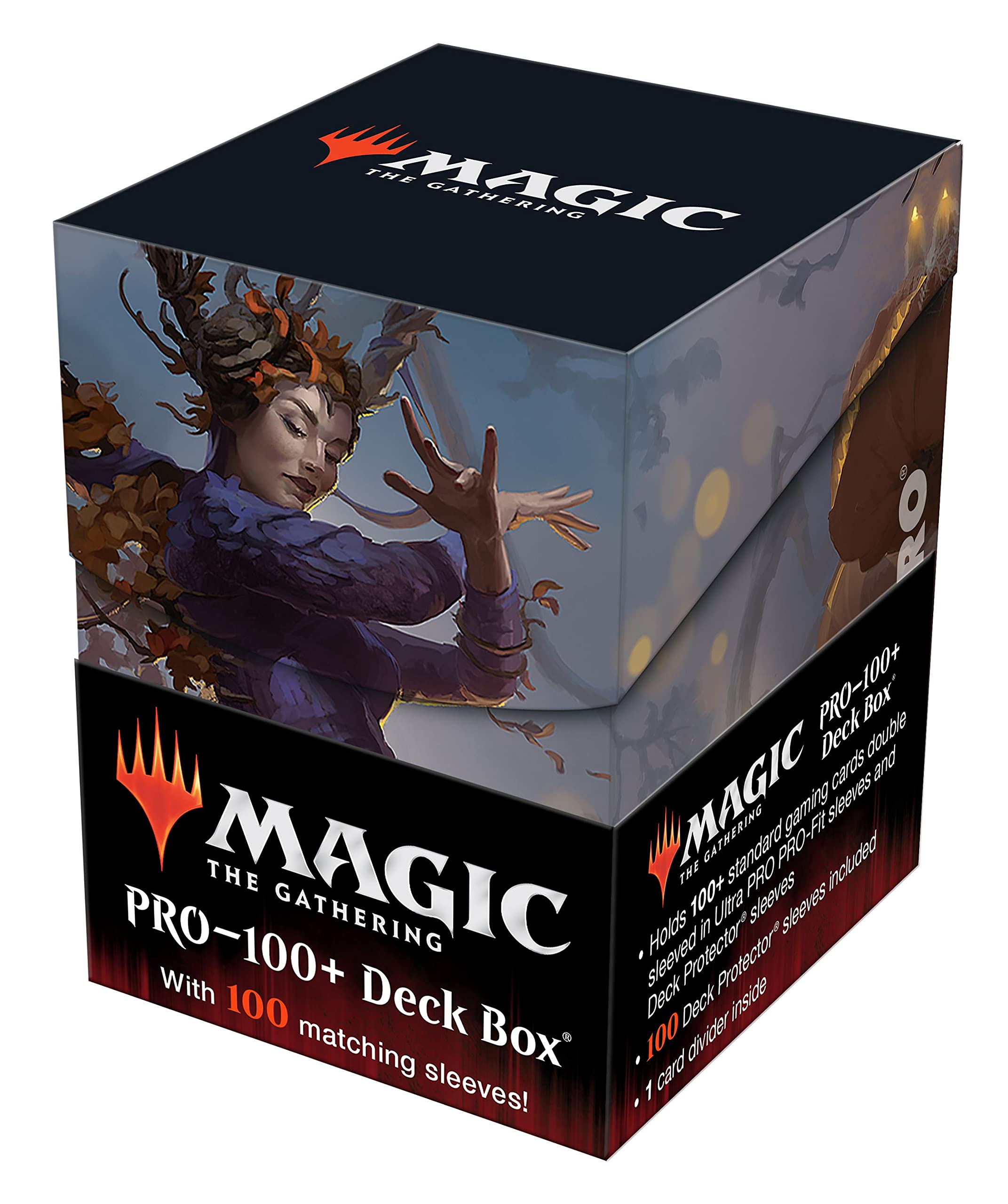 Ultra Pro - Magic: The Gathering Commander Innistrad Midnight Hunt Leinore, Autumn Sovereign PRO 100+ Card Deck Box & Sleeves, Ultimate Collectible Card Protection