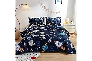 Zip It Bedding Space Comforter Set for Kids