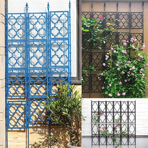 Miniatura 2 de LXBAMKEA Ayuda para escalar plantas, enrejado de jardín, verduras, frutas, vides, tomate, guisante, hiedra, estacas de soporte de plantas, valla