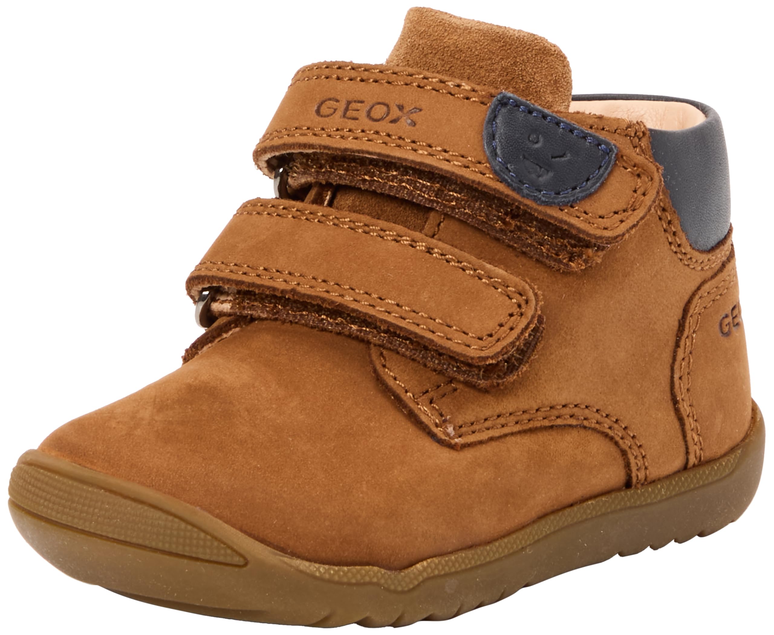 Geox Baby Boys B Macchia Boy C Sneaker, Brown, 1 UK Child