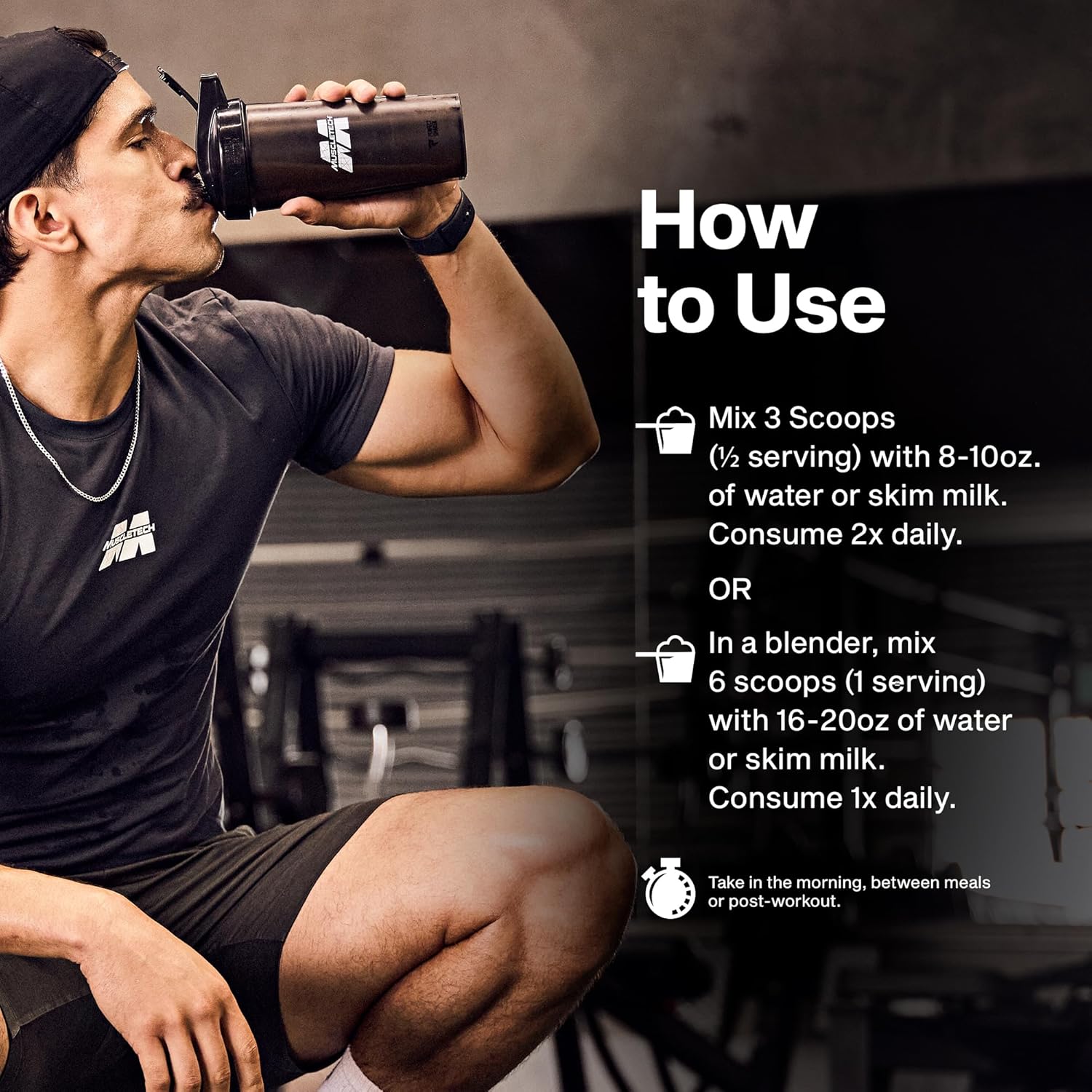 Muscletech High-Protein Mass Gainer (Triple Chocolate Brownie, 6LB) - Mass Tech Extreme 2000 Mass Gainer Protein Powder Supplement - Weight Gainer for Increase Muscle, Enhanced Recovery & Strength