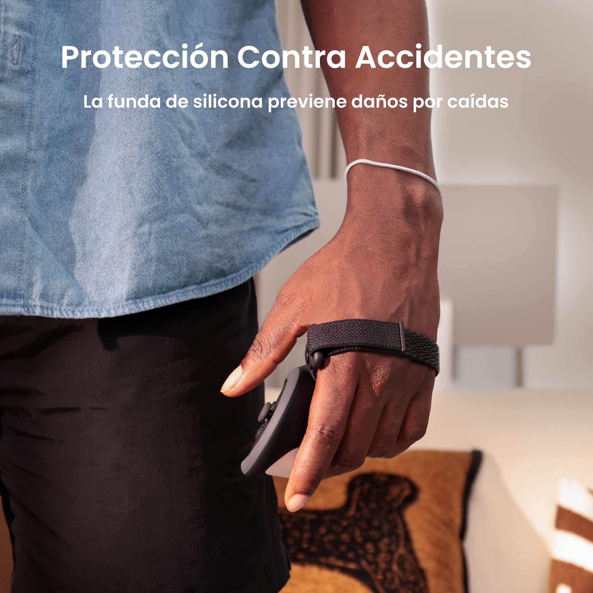 KIWI design G4 Pro Empuñaduras de Controlador Compatibles con Meta Quest 3/3S, Acreditadas por Meta