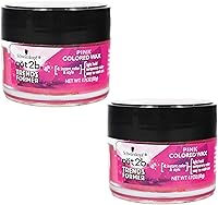 Vista 1 de Juego de 2 cera temporal de color para el cabello, 3.4 onzas en total, sujeción ligera, fácil de lavar