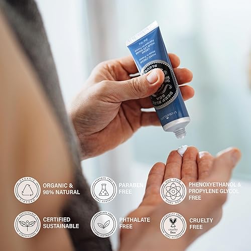 Miniatura 7 de La Chatelaine Crema de manos con manteca de karité al 20% tamaño de viaje, hombres, unisex, aceite de argán orgánico, hidratante, nutritiva, loción