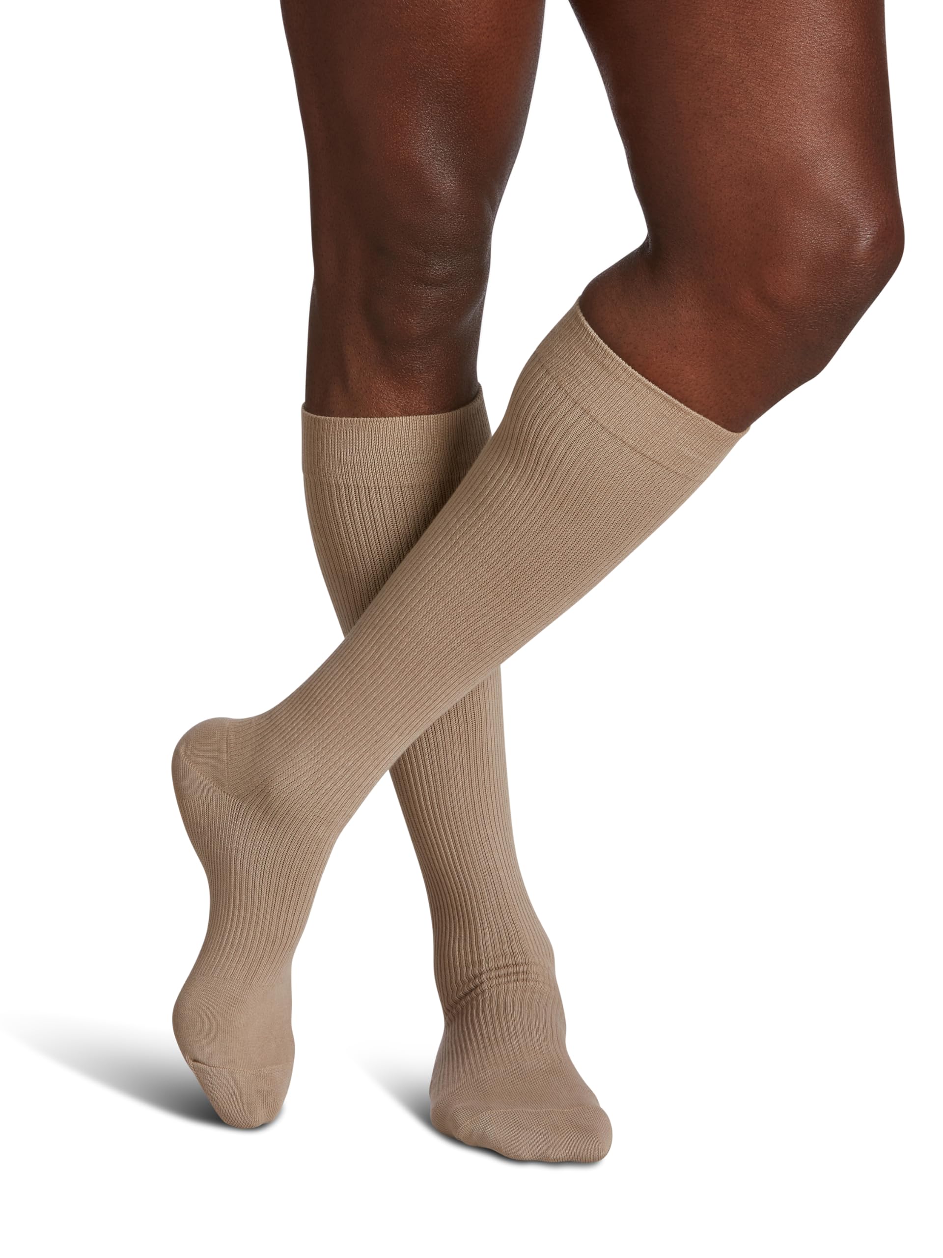Sigvaris Men's Casual Cotton 186 Calf High Compression Socks - Compression Socks | Mubboo