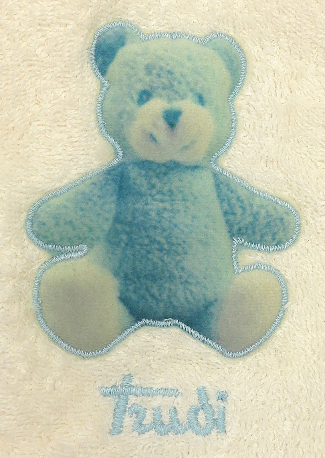 Accappatoio spugna TRUDY GABEL CREMINO azzurro statura cm.101-110