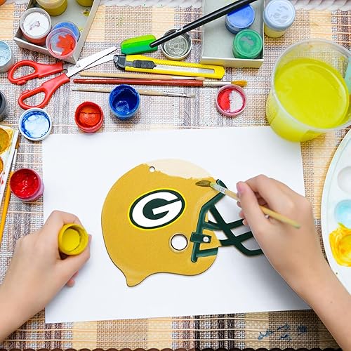 Miniatura 128 de Trébol de madera de gran tamaño de 7 pulgadas, adornos para el día de San Patricio para pintar, tréboles de madera en blanco en blanco, sin