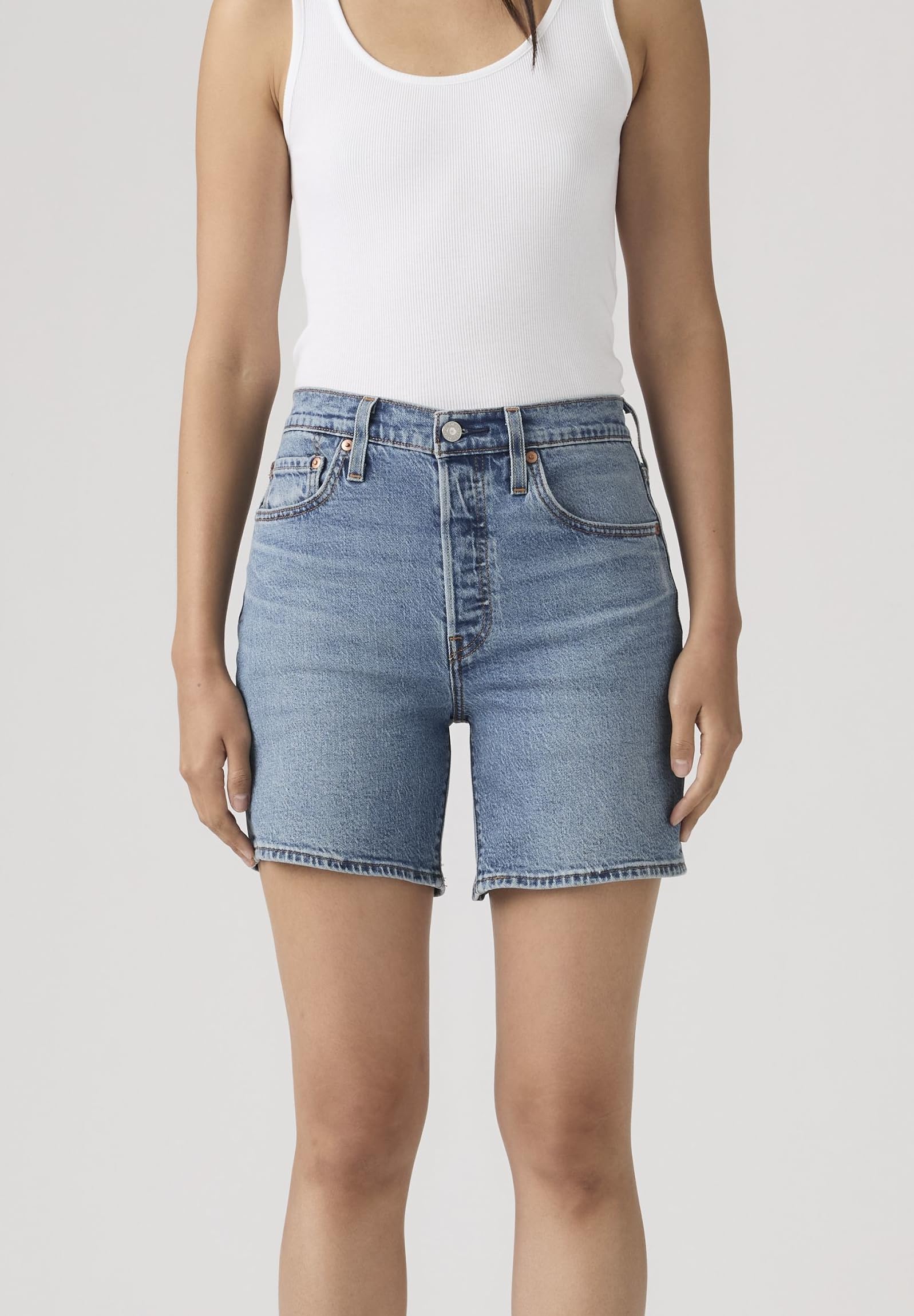 Levi's - 501 Mid Thigh Short LW, Pantaloncini Donna