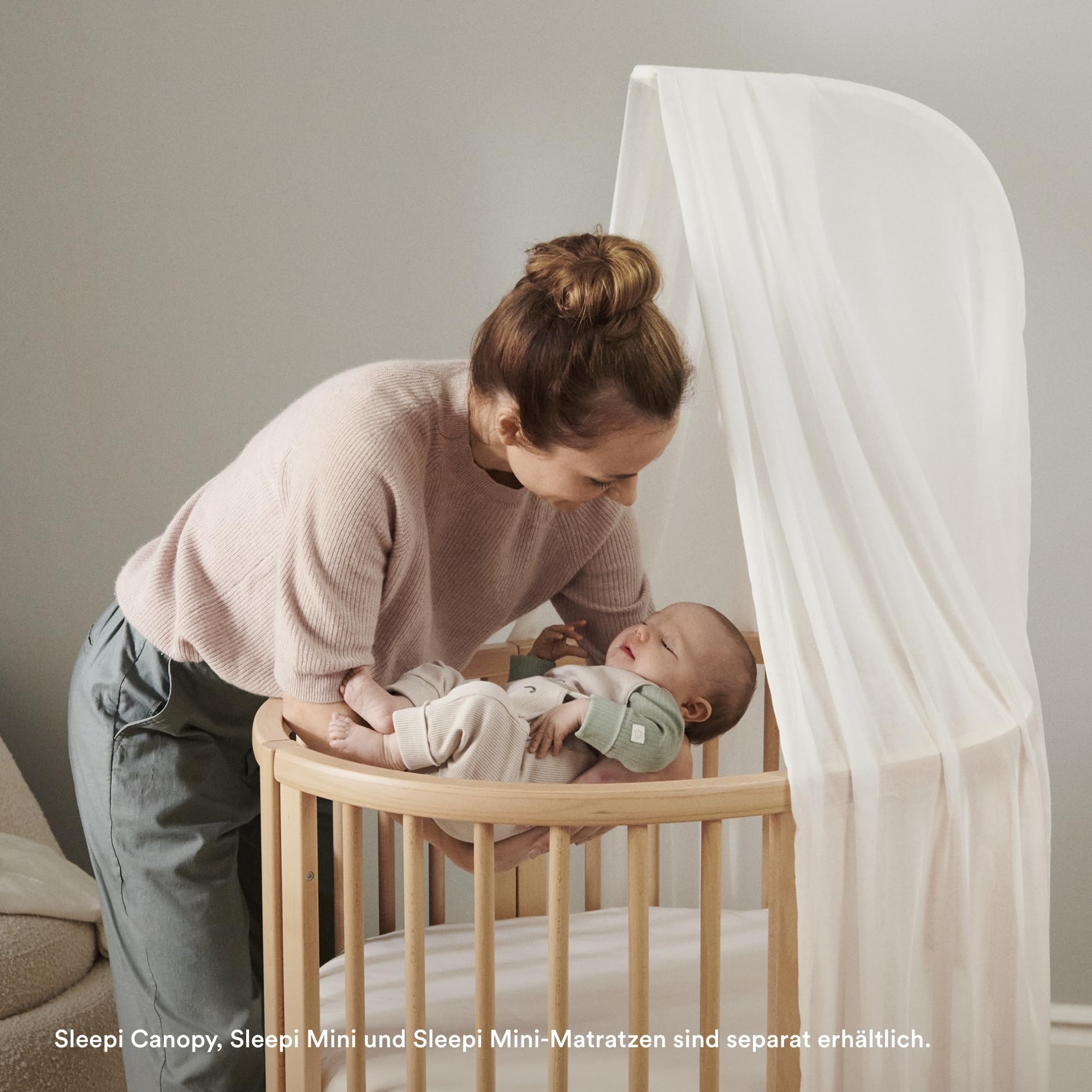 Stokke Sleepi Himmelstange V3, Natural - Hergestellt aus massivem Buchenholz