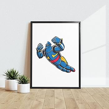 Amazon.co.jp: 鉄人28号 アートパネル アートフレーム アートポスター