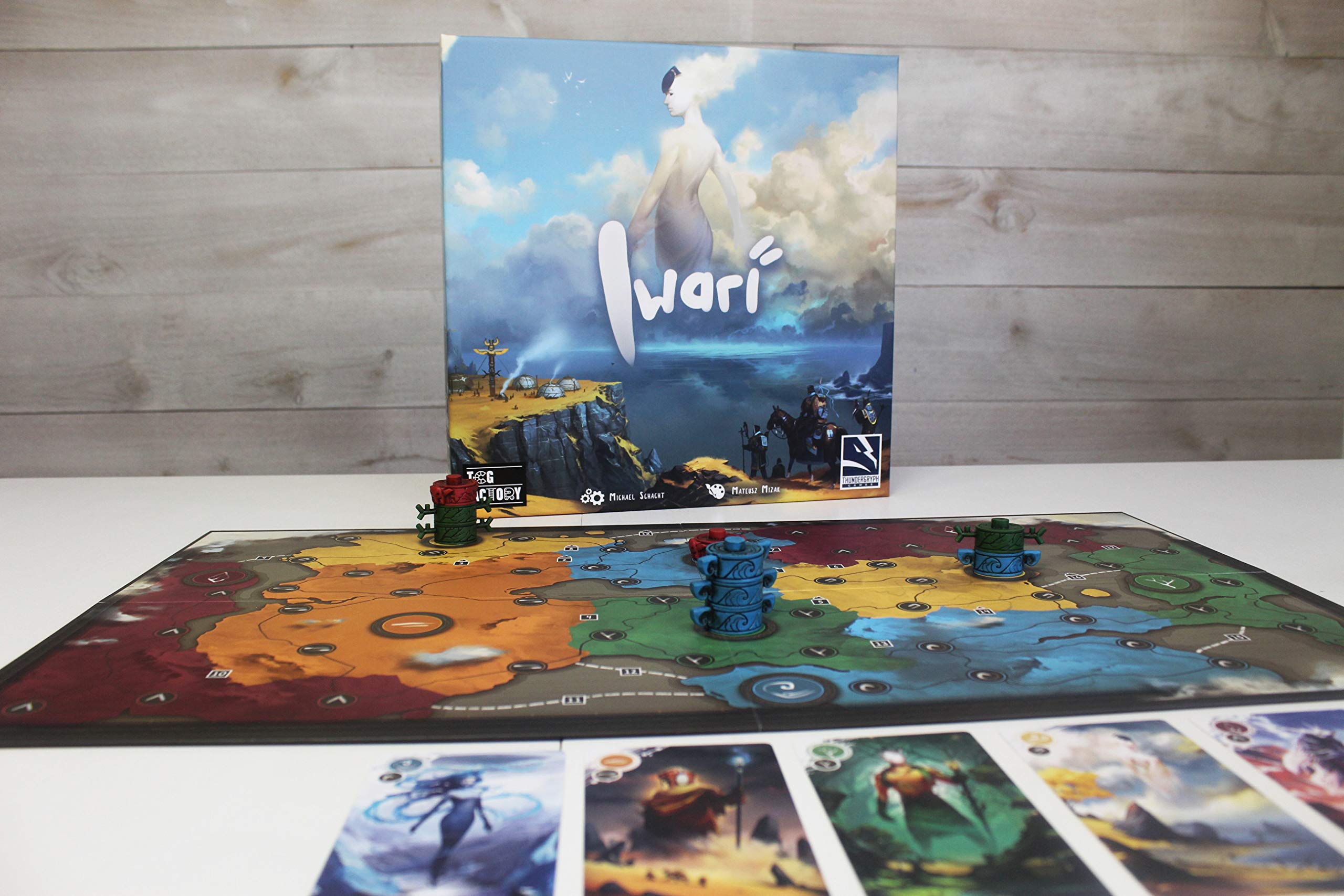 TCG Factory IWARI Juego de mesa para 2 a 5 jugadores. A partir de 14 años de edad. Perfecto para iniciarse en los juegos de mesa modernos.