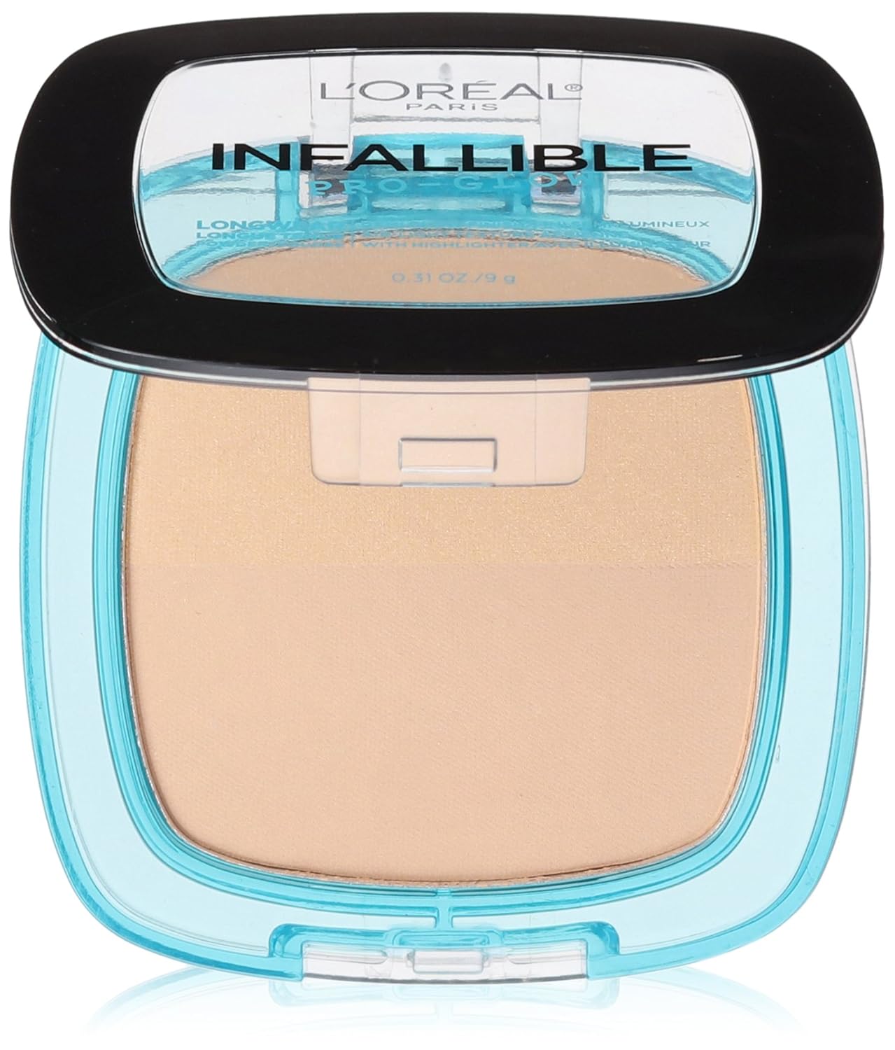 L’Oréal Paris Infallible Pro Glow Pressed Powder, Natural Beige, 0.31 oz. L’Oréal Paris Infallible Pro Glow Pressed Powder, Natural Beige, 0.31 oz.