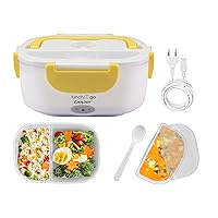 BEPER 90.920G Lunch & Go Scaldavivande Elettrico Portatile con 2 Contenitori Removibili e Posate Incluse