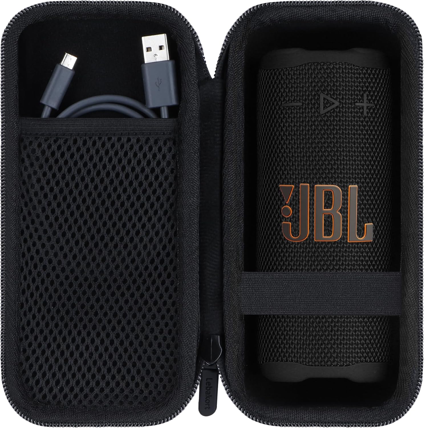 Lebakort Storage Case Compatible with JBL Grip Ambient Light Portable Speaker (Black Case)