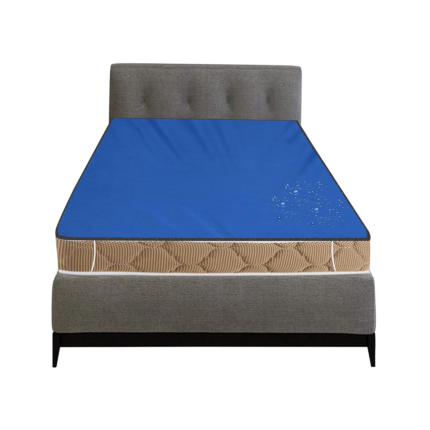 Stylista Waterproof Bedsheet/Mattress Protector Size WxL 36×72 inches Single Bed one Unit Polyester RoyalBlue Stylista Waterproof Bedsheet/Mattress Protector Size WxL 36×72 inches Single Bed one Unit Polyester RoyalBlue