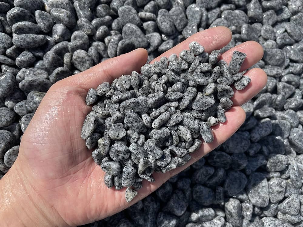 庵治石(あじいし) weight Amazon.co.jp: 国産庵治(あじ)玉石10kg 5サイズ(5mm〜50mm)「斑