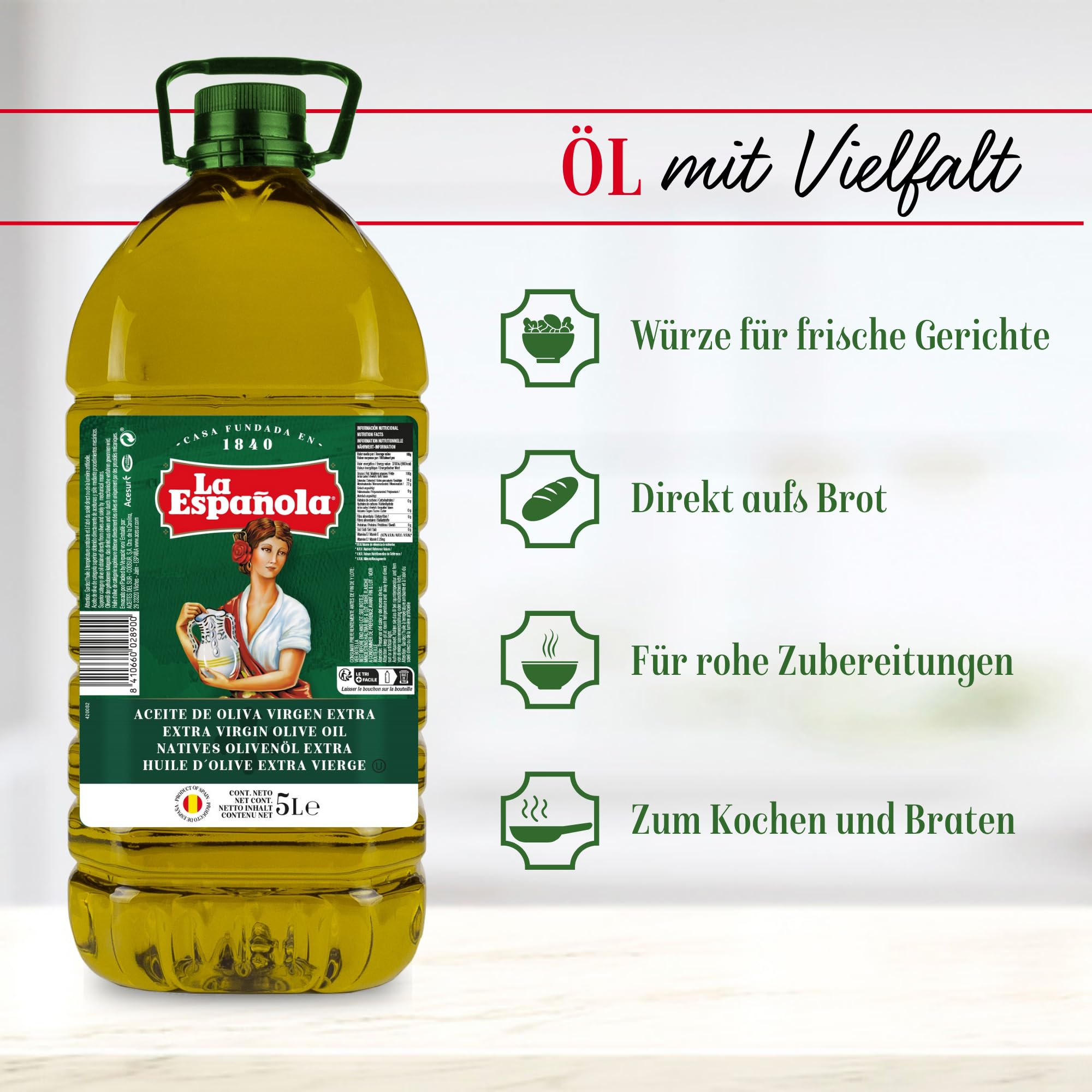 LA ESPAÑOLA - Natives Olivenöl Extra (5L)