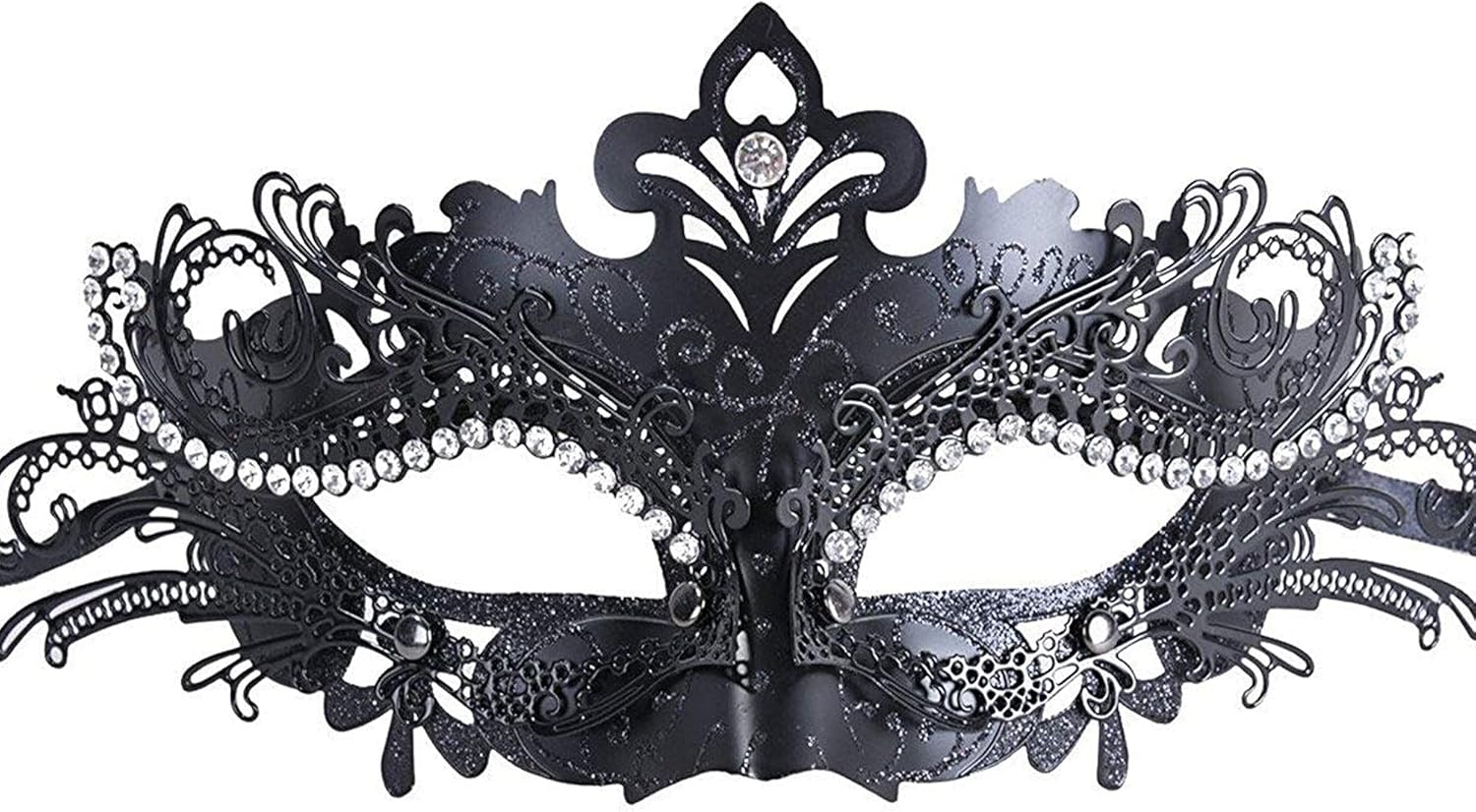 Women/Men Masquerade Metal Masks Venetian Halloween Costume Mask Mardi Gras Mask