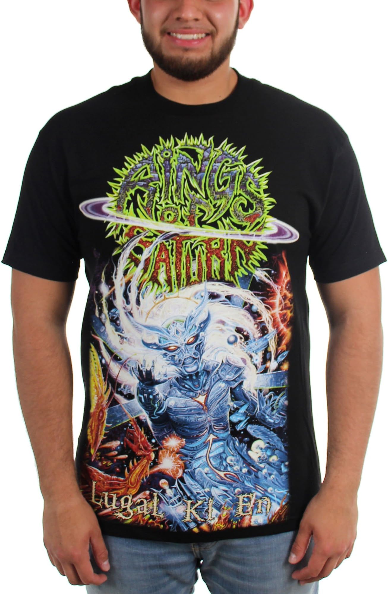 Rings of Saturn - Mens Lugal Ki En T-Shirt, Size: Medium, Color: Black