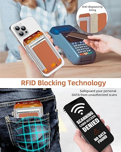 Miniatura 244 de ExtreLife Magsafe Wallet, cartera magnética más fuerte para iPhone 17/16/15/14/13/12, para tarjetero Magsafe con 2 ranuras para tarjetas, bloqueo