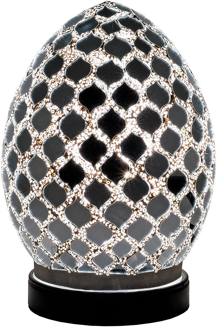 Febland Mirrored Tile Mini Mosaic Egg Lamp