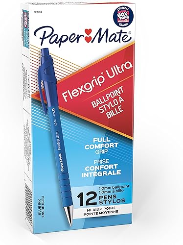 Miniatura 6 de Paper Mate Flexgrip Ultra Stick - Bolígrafo de punta media 12 unidades