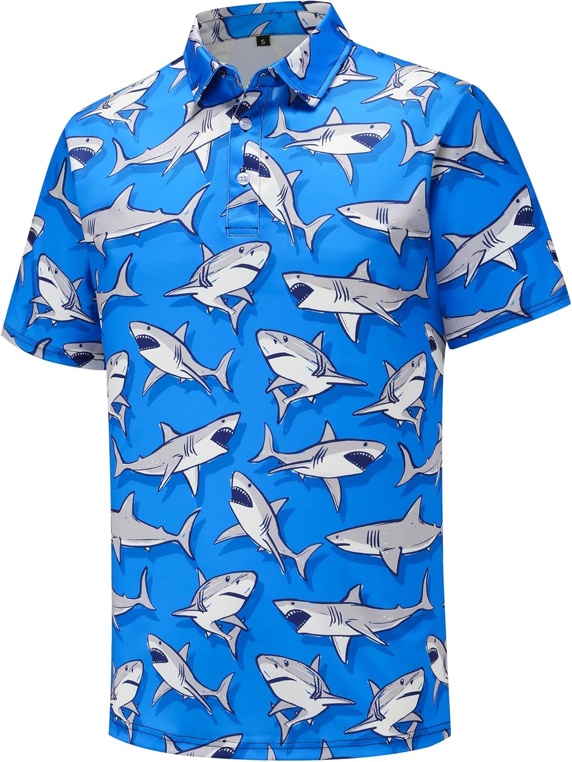 Men's Golf Polo Shirts Funny Golf Shirts for Men Short