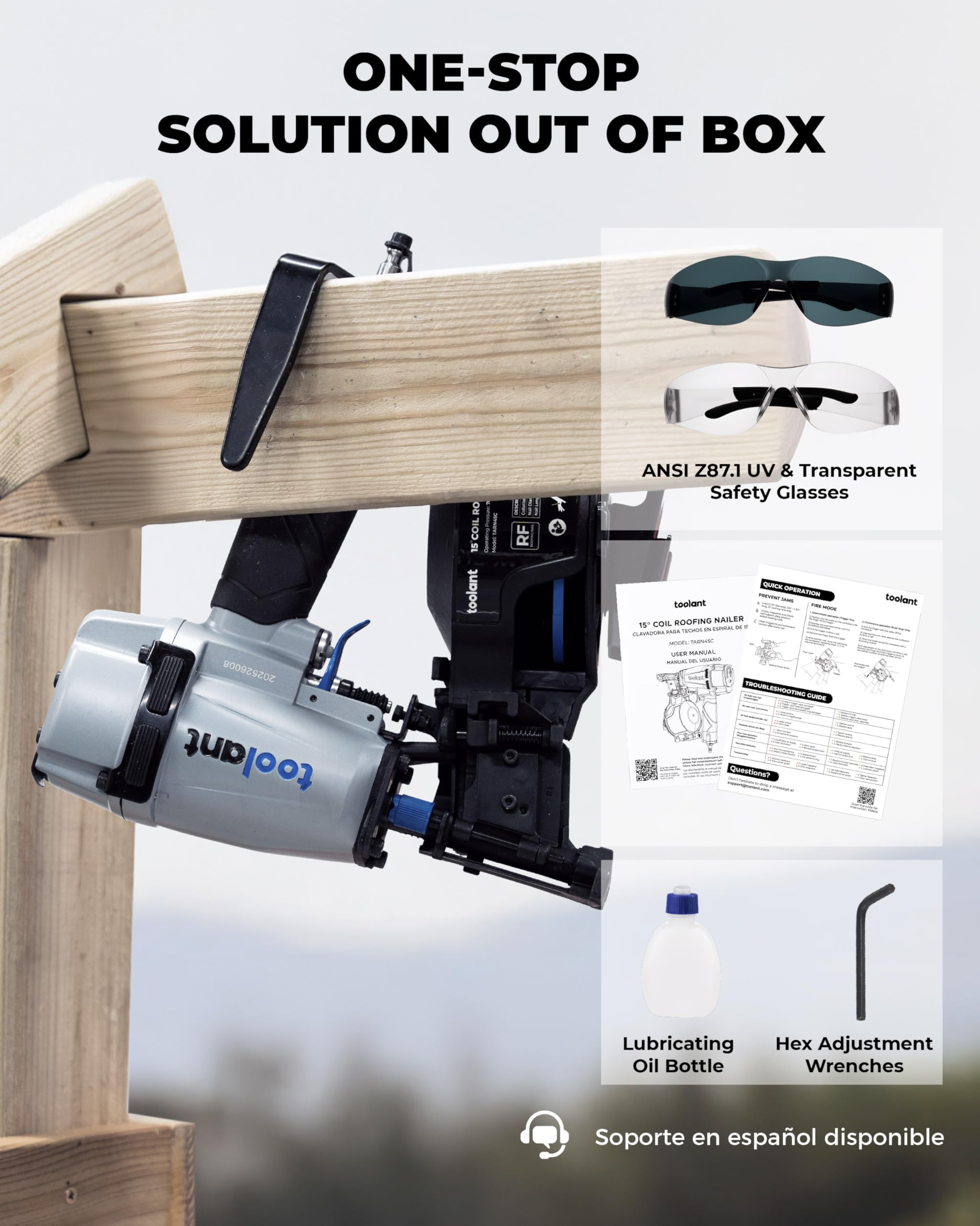 Roofing Coil Nailer - Fast & Durable -7