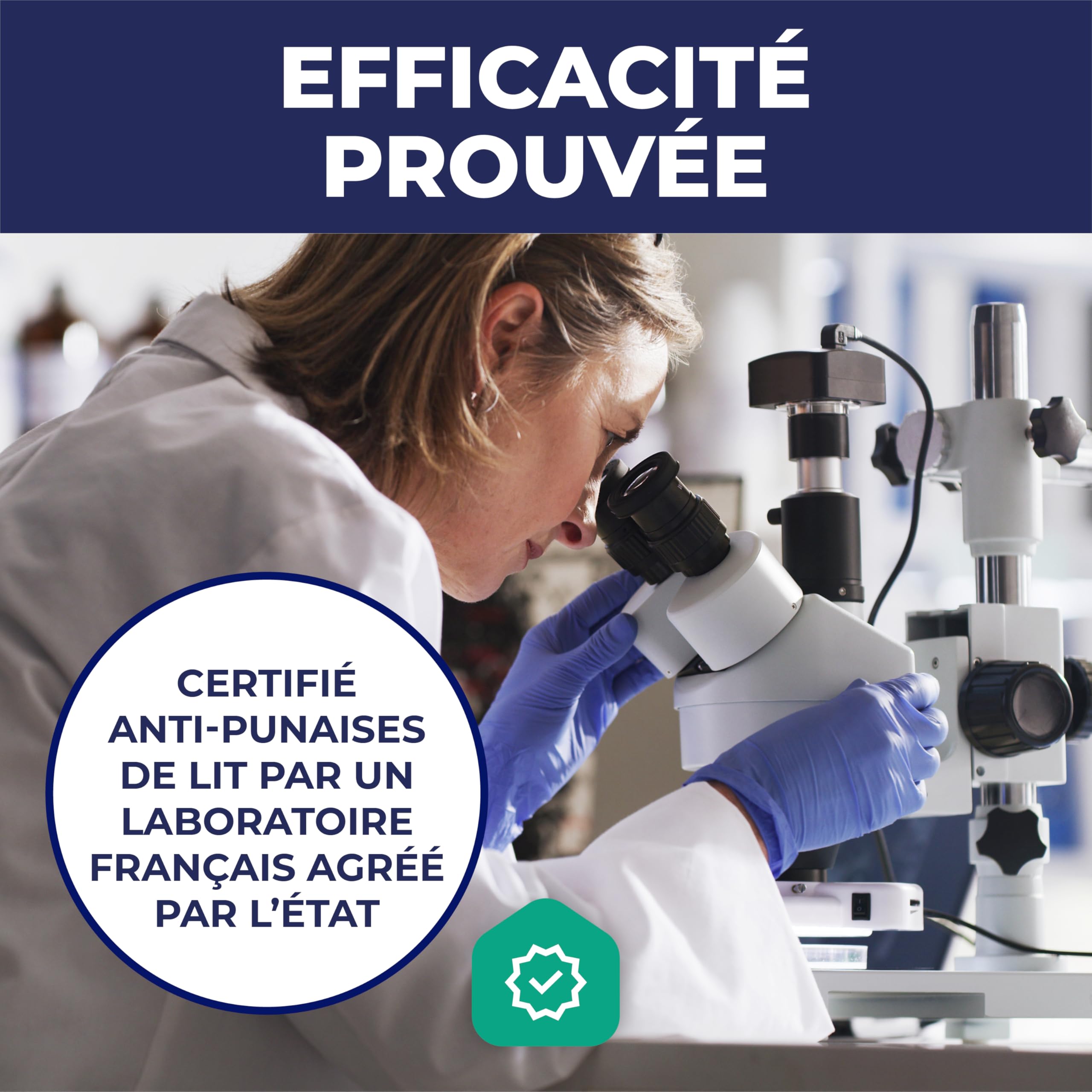 Coprimaterasso integrale anti-cimici da letto 180x200 - Certificato in laboratorio - Etichettato Oeko-TEX - Impermeabile - Qualità professionale