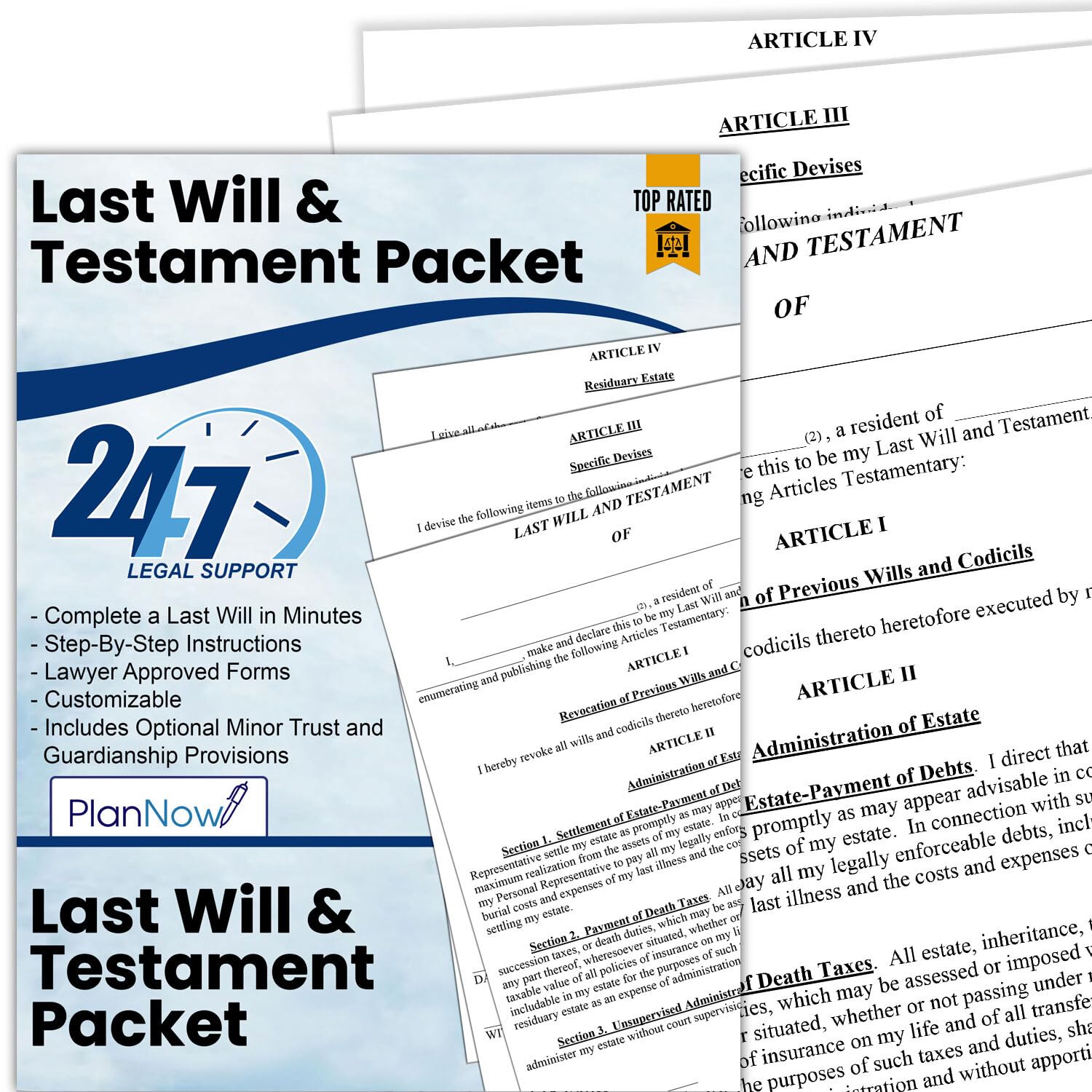 2026 Last Will and Estate Guide with Minor's Trust, Guardianship Provisions, and Comprehensive Legal Support
