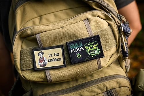 Miniatura 7 de Parche de moral de modo Hulk. Perfecto para tu equipo táctico militar militar, mochila, gorra de béisbol de operador, portador de placas o chaleco.