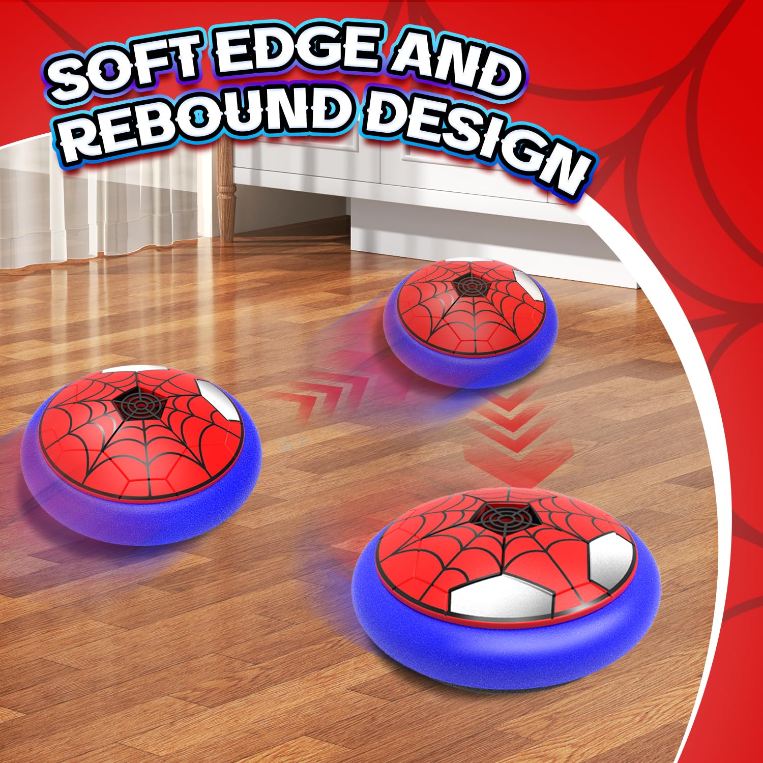 Balón De Fútbol Flotante Con Luces LED Para Niños De 3 A 12 Años – Recargable Por USB – Juego De Regate Y Control – Regalo Ideal Para Futbolistas