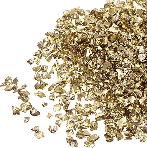 Miniatura 6 de uxcell Chips de vidrio triturado de 0.78 oz (20 g), vidrio metálico irregular con purpurina gruesa de 0.78 a 0.118 pulgadas para manualidades,