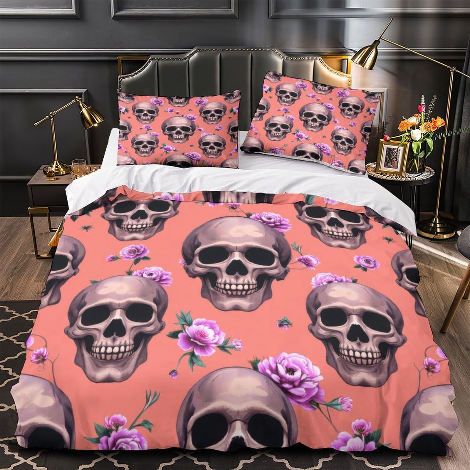 Housse de couette gothique effet 3d pour transformer l'ambiance de votre chambre