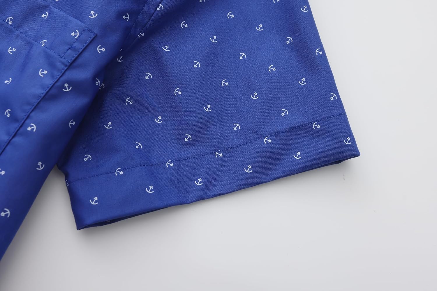 Kids Boys Short Sleeve Patterned Dress Shirt Button Down Comfort Flex Shirts Spring Summer Outfits - Image 5