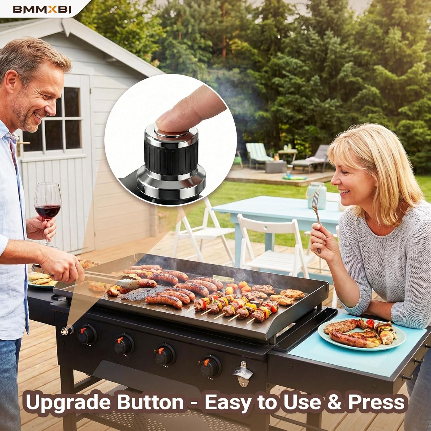 Upgrade 2 Outlet Electronic Grill Igniter for Blackstone 36 inch Griddle, Universal AA Cover Spark Igniter Replacement Kit for 36” Blackstone Grill Replacement Parts 1554,1553,1565