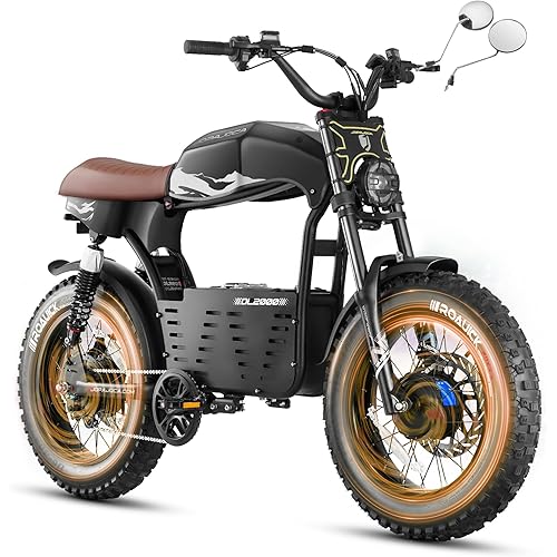 eAhora FT-01 Electric Bike for Adults, 1500W Motor Ebike, 48V 30Ah Battery with 90+Miles Long Range, Fat Tire Full Suspension Hydraulic Brake