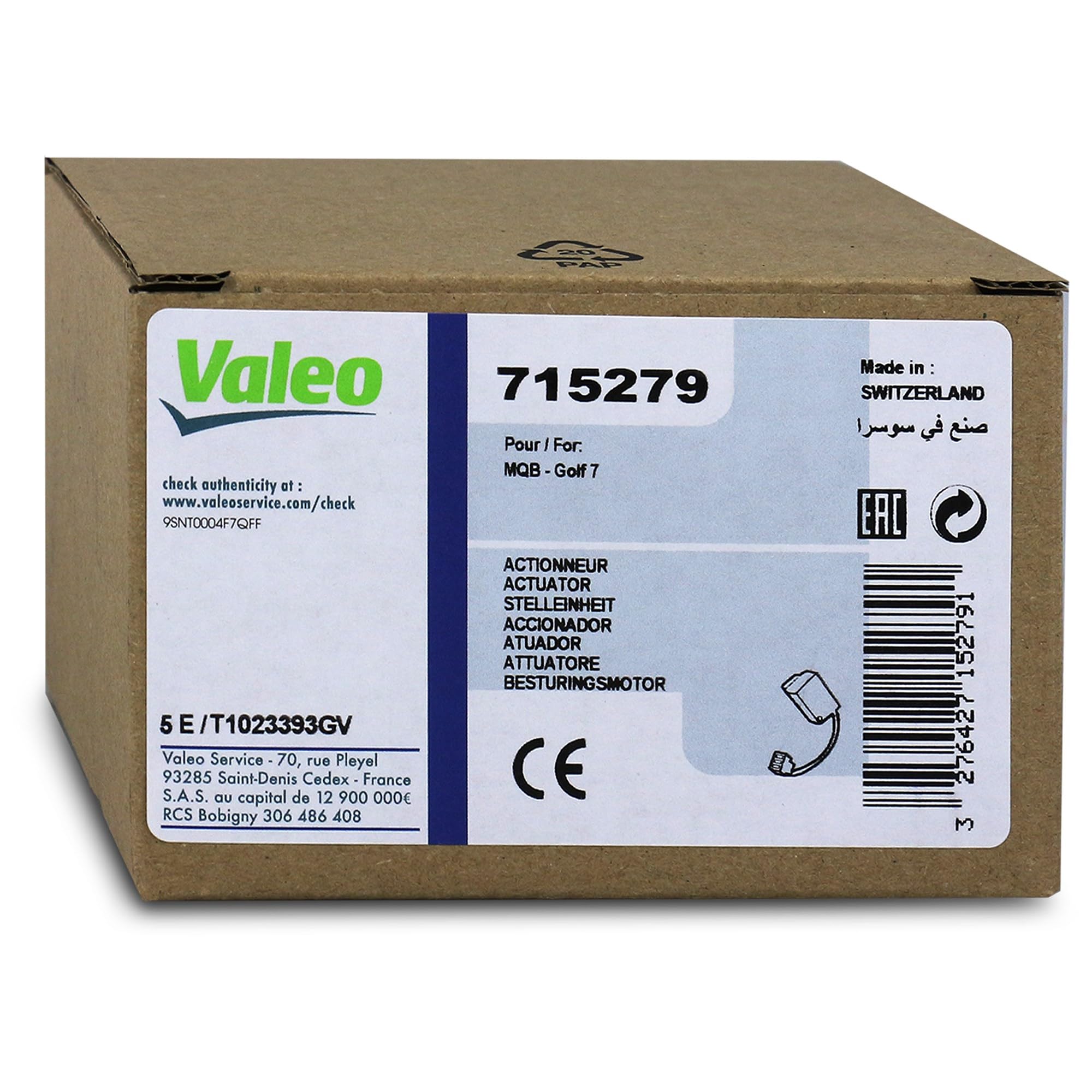 VALEO Stellmotor Temperaturklappe 715279