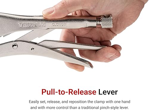 Miniatura 2 de TEKTON Alicates de bloqueo de mandíbula curvados de 5 pulgadas  PLK10005