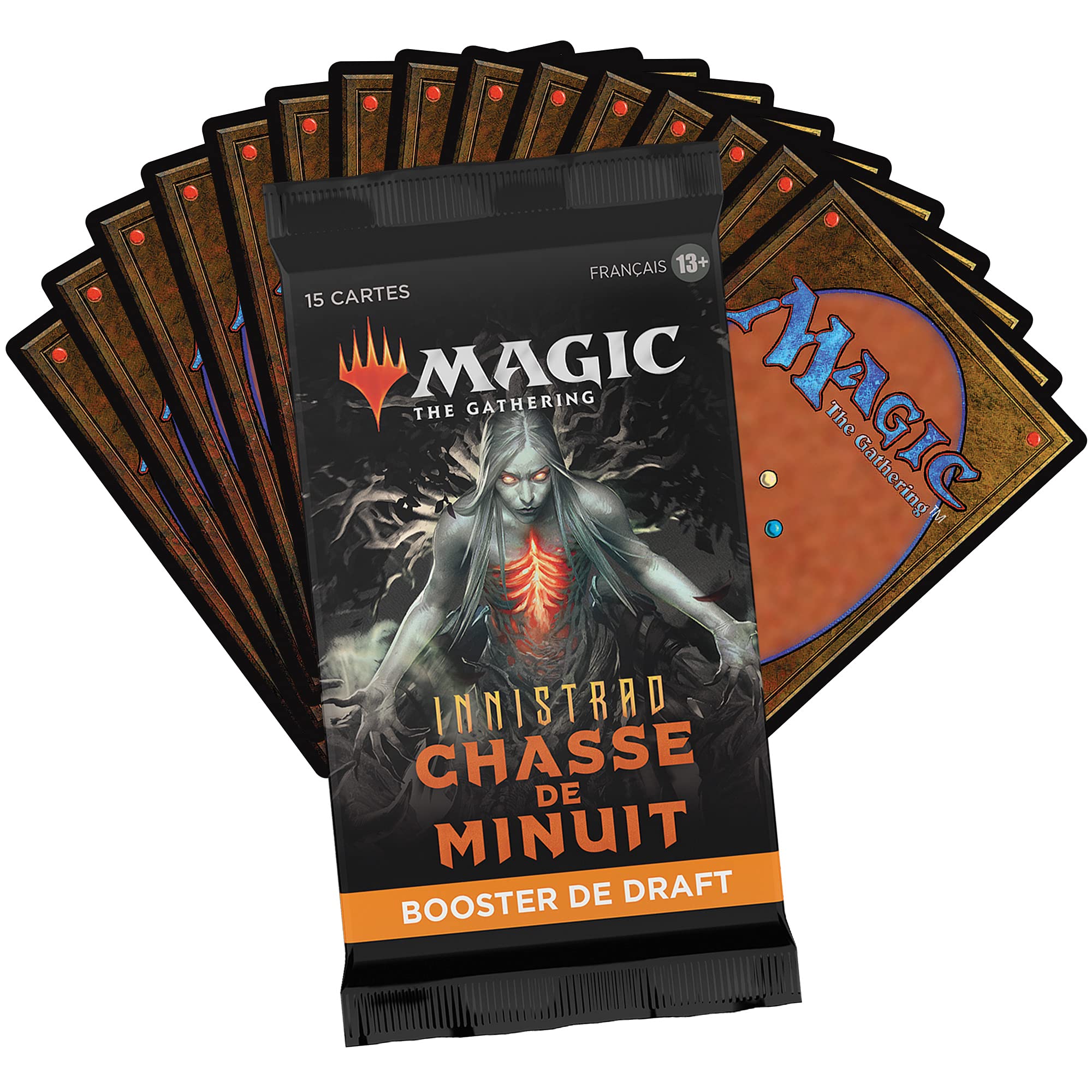 Magic The Gathering - Pack de Draft de 3 boosters Innistrad : Chasse de Minuit Multipack