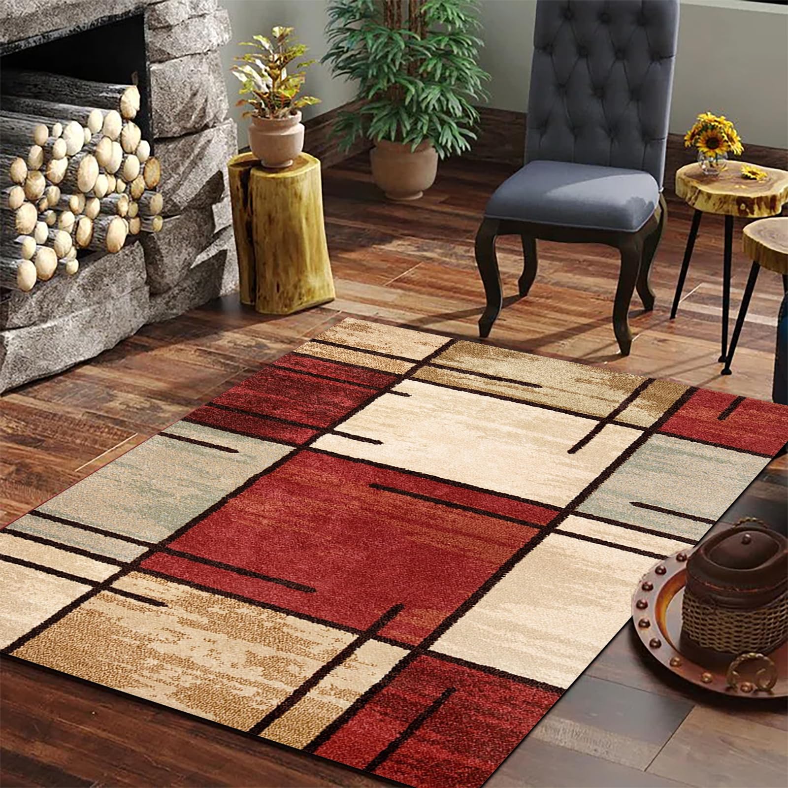 PO RUG ファラオ レッド 133x200cm PO RUG ファラオ レッド 133x200cm PO RUG ファラオ レッド 133x200cm