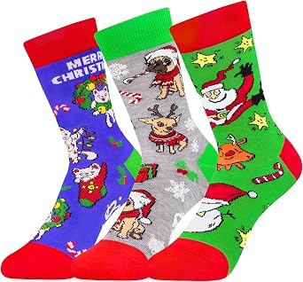 PanPacSight Kids Boys Girls Halloween Christmas Novelty Funny Socks Crazy Cotton Colorful Cute Stockings